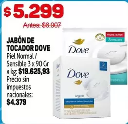 Dove - JABÓN DE TOCADOR