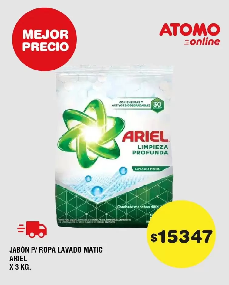 Ariel - JABÓN P/ ROPA LAVADO MATIC