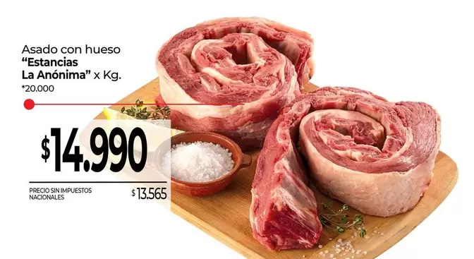 X$ - Asado con hueso