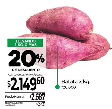 X$ - Batata