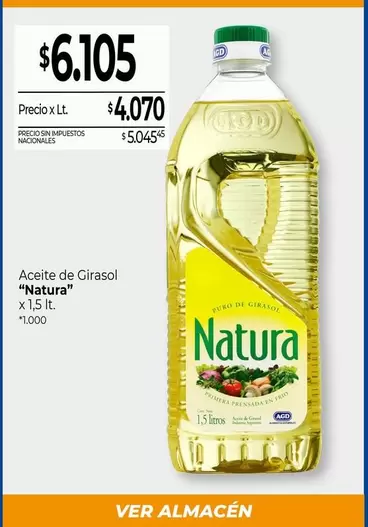 Natura - Aceite de Girasol