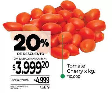 X$ - Tomate Cherry