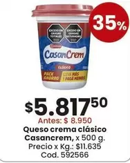 Casancrem - Queso crema clásico