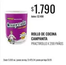 Campanita - ROLLO DE COCINA PRACTIROLO