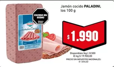 Paladini - Jamón cocido