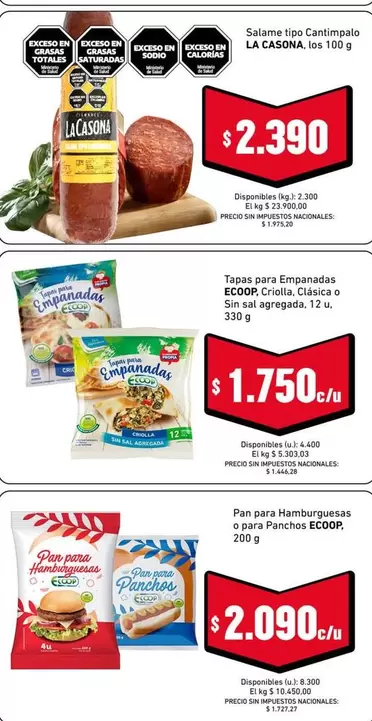 La Casona - Salame Tipo Cantimpalo