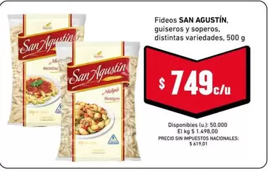 Fideos guiseros y soperos