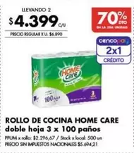 X$ - ROLLO DE COCINA