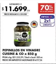 X$ - PEPINILLOS EN VINAGRE