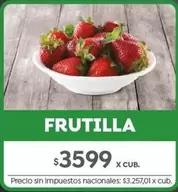 X$ - FRUTILLA