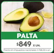 X$ - PALTA