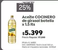 Cocinero - Aceite de girasol