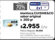 X$ - Manteca sabor original x 200 gr