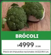 X$ - BRÓCOLI