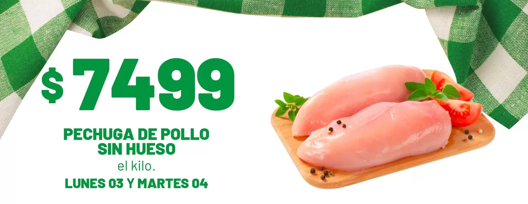 PECHUGA DE POLLO SIN HUESO