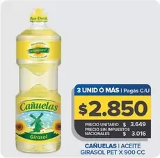 Cañuelas - Aceite Girasol