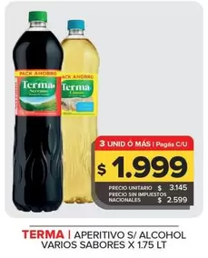 Terma - Aperitivos S/Alcohol