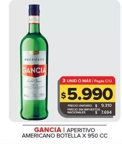 Gancia - Aperitivo Americano
