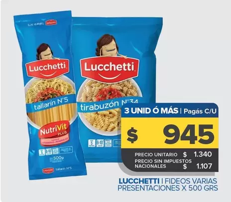 Lucchetti - Fideos