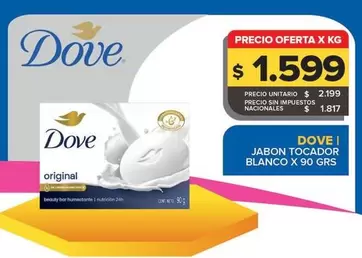 Dove - Jabon Tocador Blanco