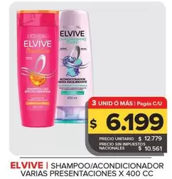 Elvive - Shampoo/Acondicionador
