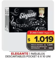 Elegante - Pañuelos Descartables