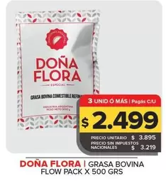 Dona Flora - Grasa Bovina Flow Pack
