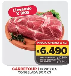 Carrefour - Bondiola Congelada
