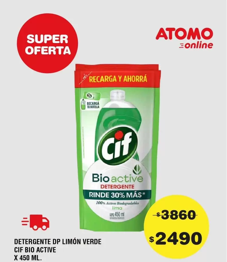 Cif - Detergente Op Limón Verde
