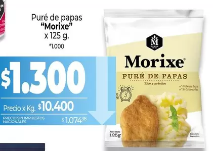 Morixe - Puré de papas