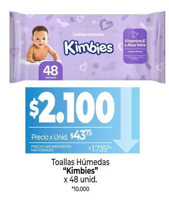 Kimbies - Toallas Húmedas