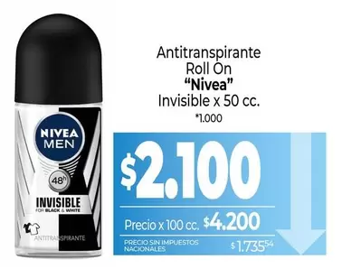 Nivea - Roll On Invisible