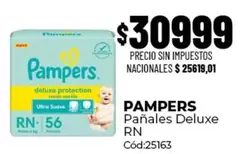 Pampers - Pañales Deluxe RN C
uevoacute;d:25163