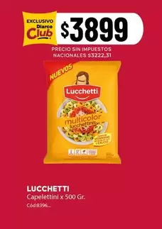 Lucchetti - Capellettini x 500 Gr.