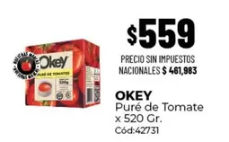 Okey - Puré de Tomate