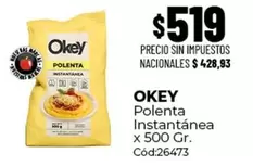 Okey - Polenta Instantánea