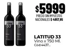 Latitud 33 - Vino