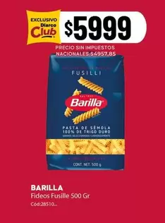 Barilla - Fideos Fusille