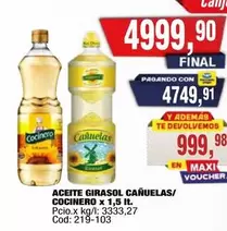cañuelas - ACEITE GIRASOL