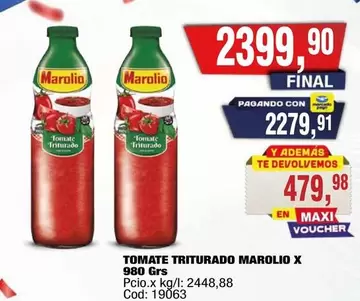 Marolio - Tomate Triturado