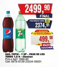 Pepsi - GAS. PEPSI - 7 UP