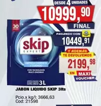 Skip - JABON LIQUIDO SKIP 3lts