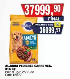 Pedigree - AL.ANIM PEDIGREE CARNE VEG.