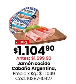 Cabaña Argentina - Jamón cocido