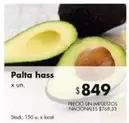 X$ - Paltas hass