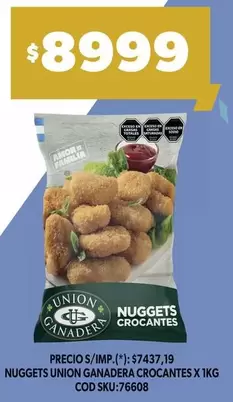 union ganadera - NUGGETS CROCANTES X 1KG
