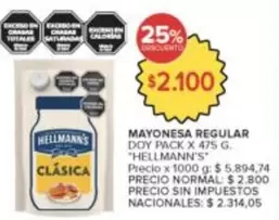 Hellmann's - MAYONESA REGULAR