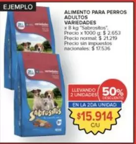 X$ - ALIMENTO PARA PERROS ADULTOS