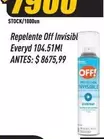 Off - Repelente Invisible Everyd 104.51Ml