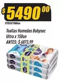 Babysec - Toallas Humedas